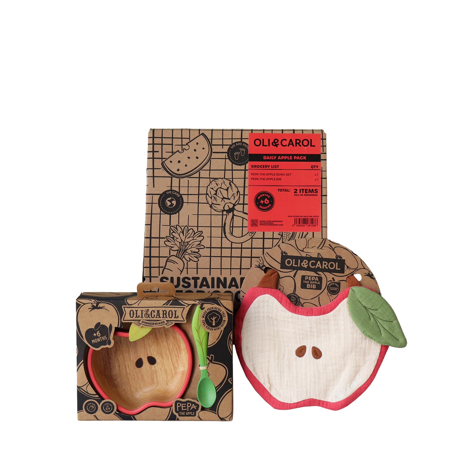 Baby Gift Set - Daily Apple Pack - Oli&Carol
