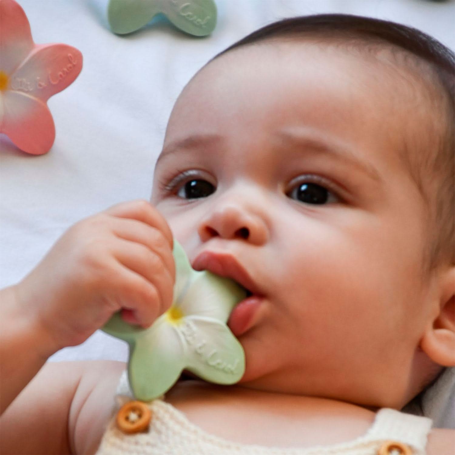Baby Gift Set Teether + Rattle + Mini Teether - Oli&Carol