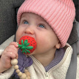 Sweetie the Strawberry Mini Baby Teether - Oli&Carol