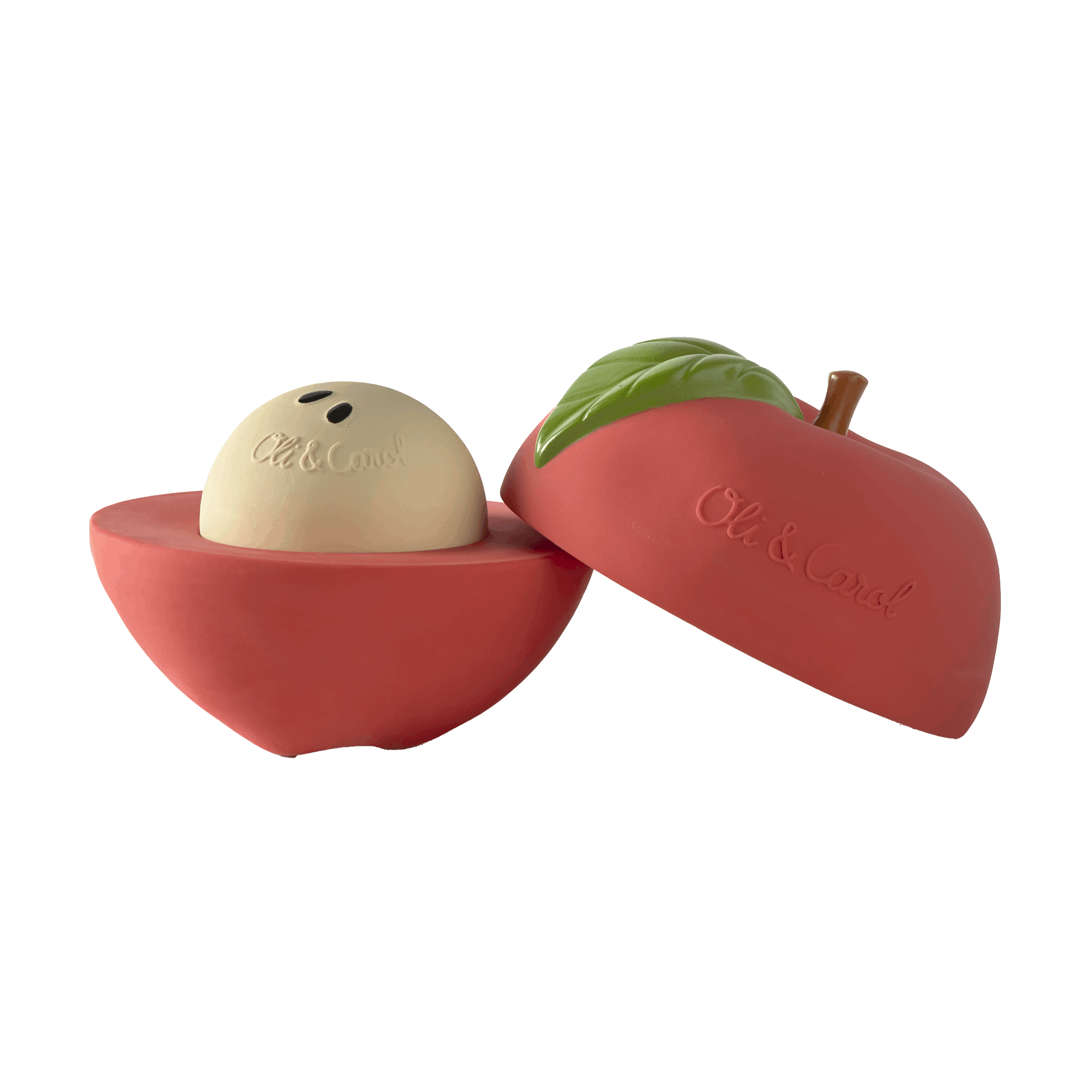 Apple Stacking Toy & Rattle Ball - Oli&Carol