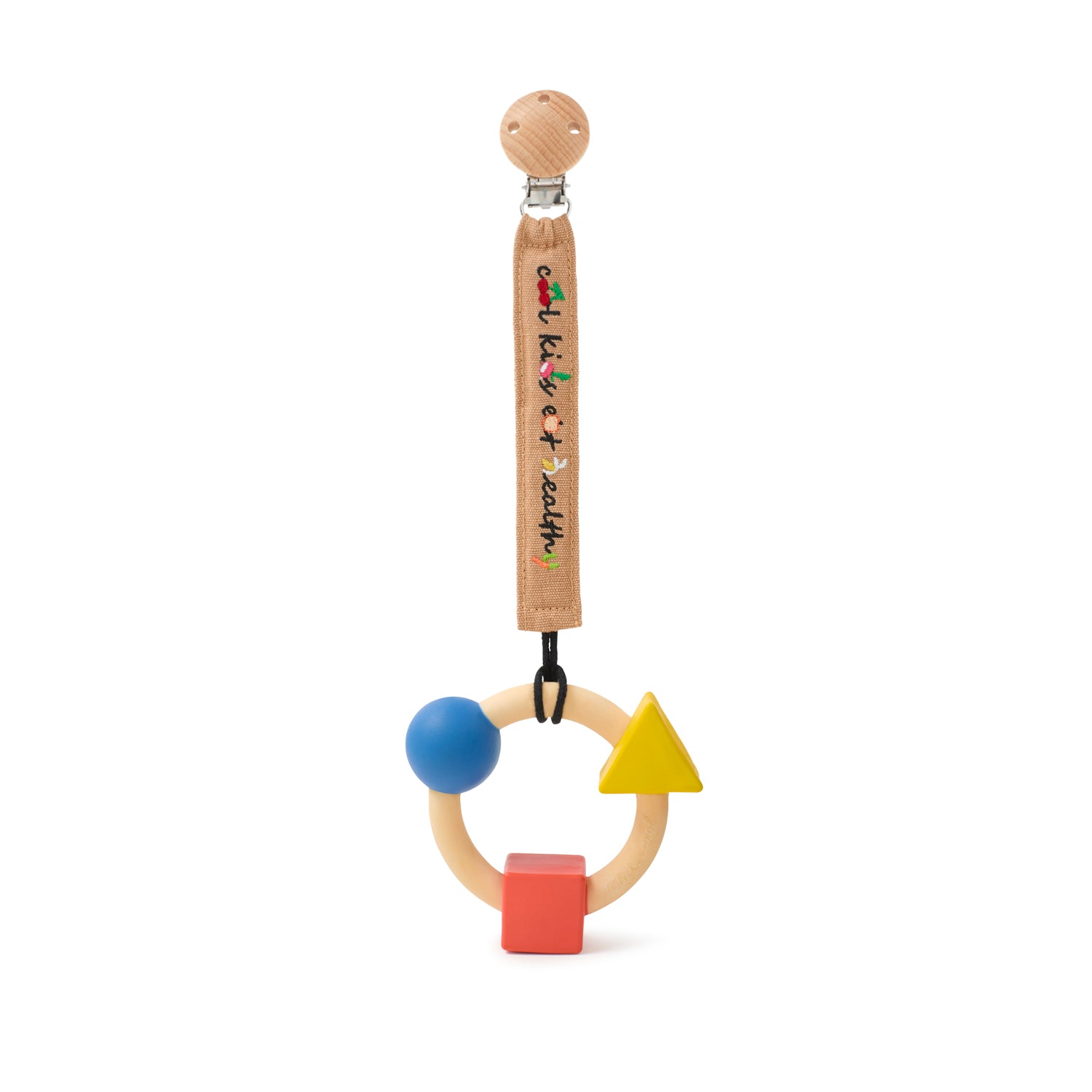 Teething Ring Basic Colors Baby Teether - Oli&Carol