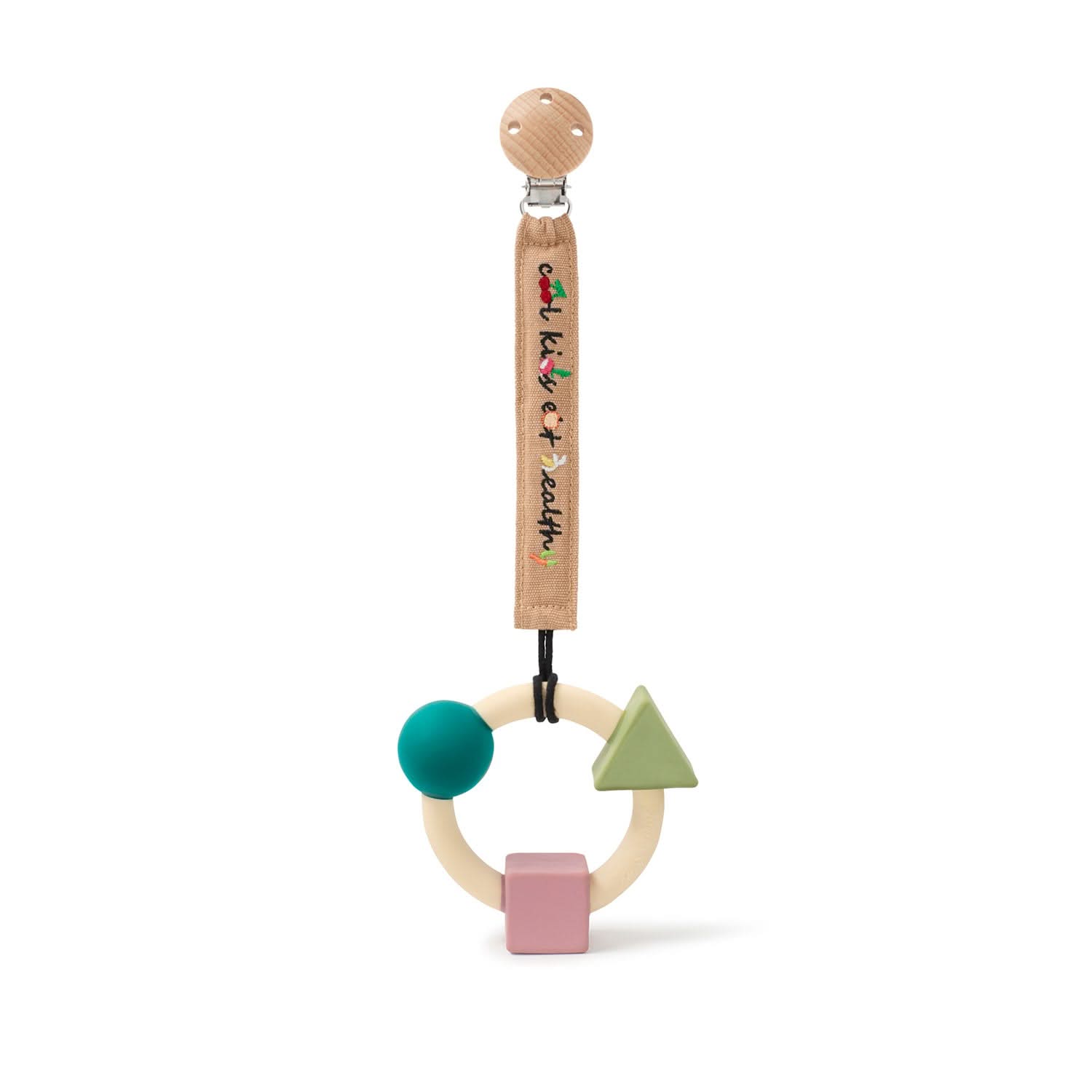Teething Ring Soft Colors Baby Teether - Oli&Carol