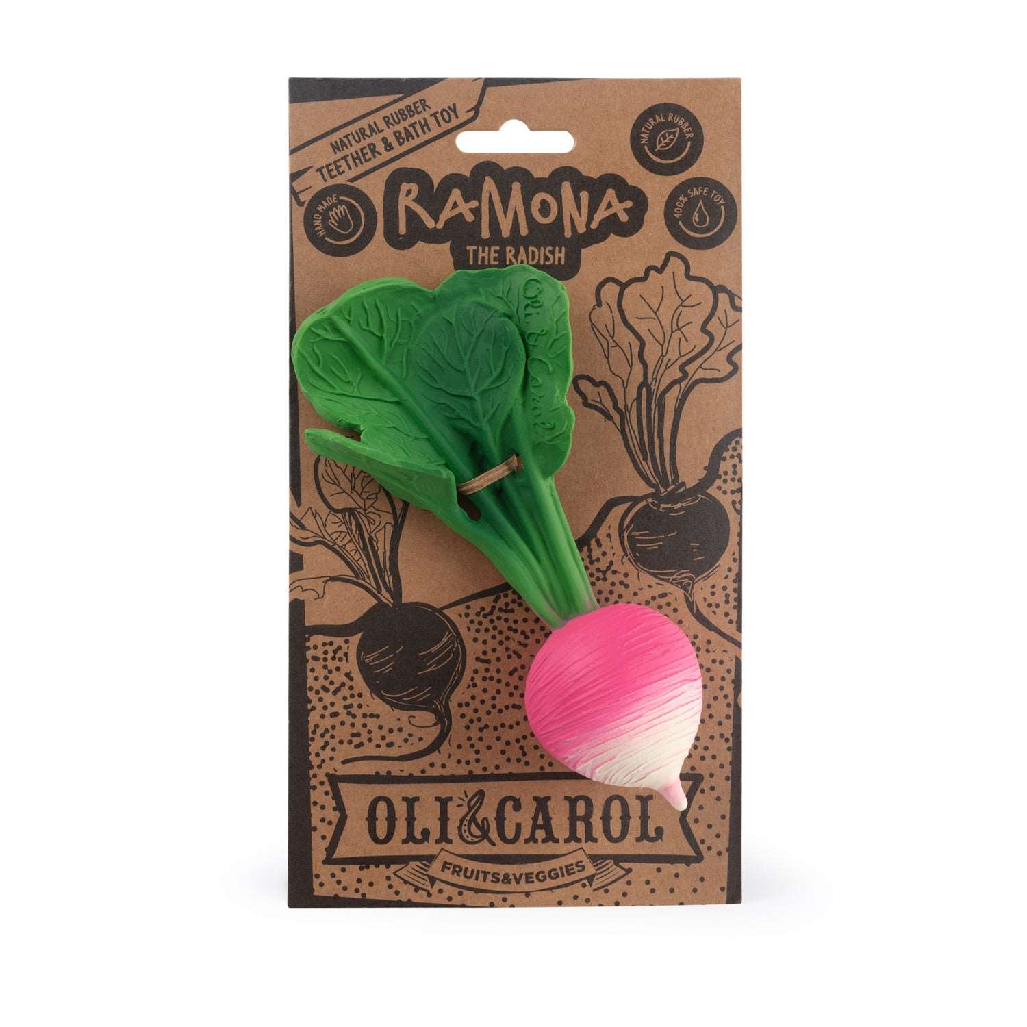 Ramona the Radish Baby Teether - Oli&Carol