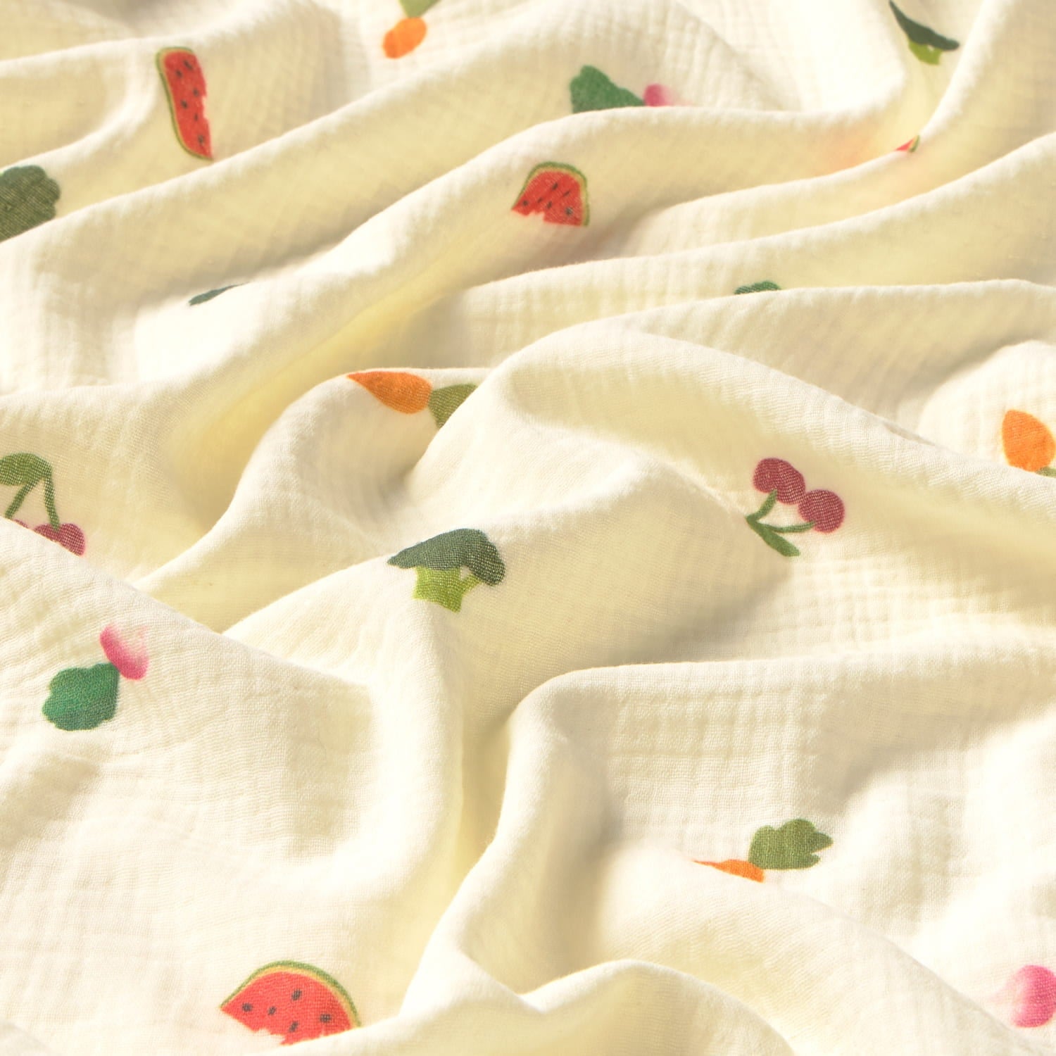 Fruits & Veggies Baby Muslin - Oli&Carol