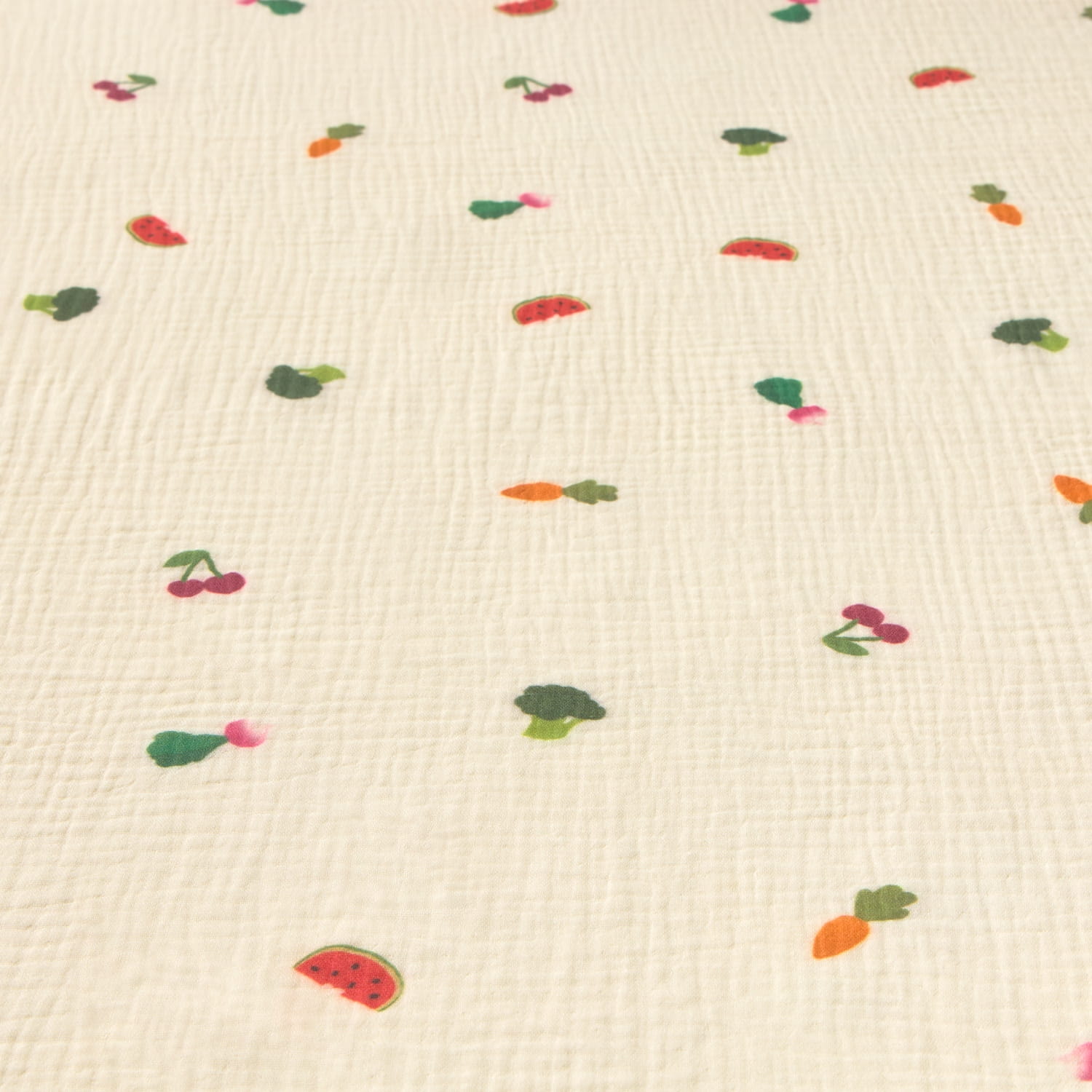 Fruits & Veggies Baby Muslin - Oli&Carol