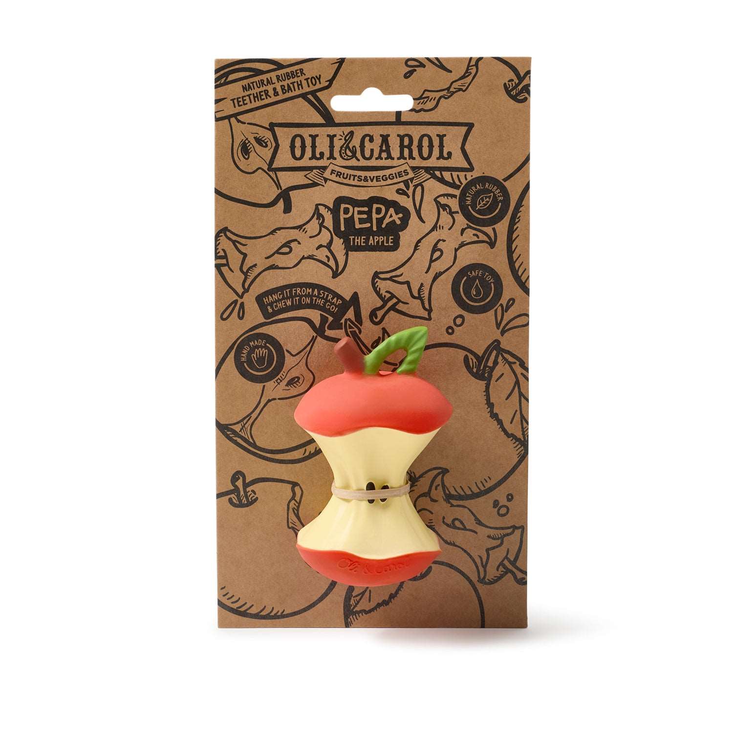 Pepa the Apple Baby Teether - Oli&Carol