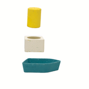 Upcycled Rubber Bath Toy Boat Yellow - Oli&Carol