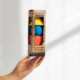 3 Geometric Figures Basic Colors Baby Stacking Toy Blocks - Oli&Carol