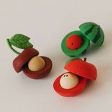 Apple Stacking Toy & Rattle Ball - Oli&Carol