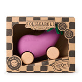 Emma The Eggplant Baby Car Toy - Oli&Carol