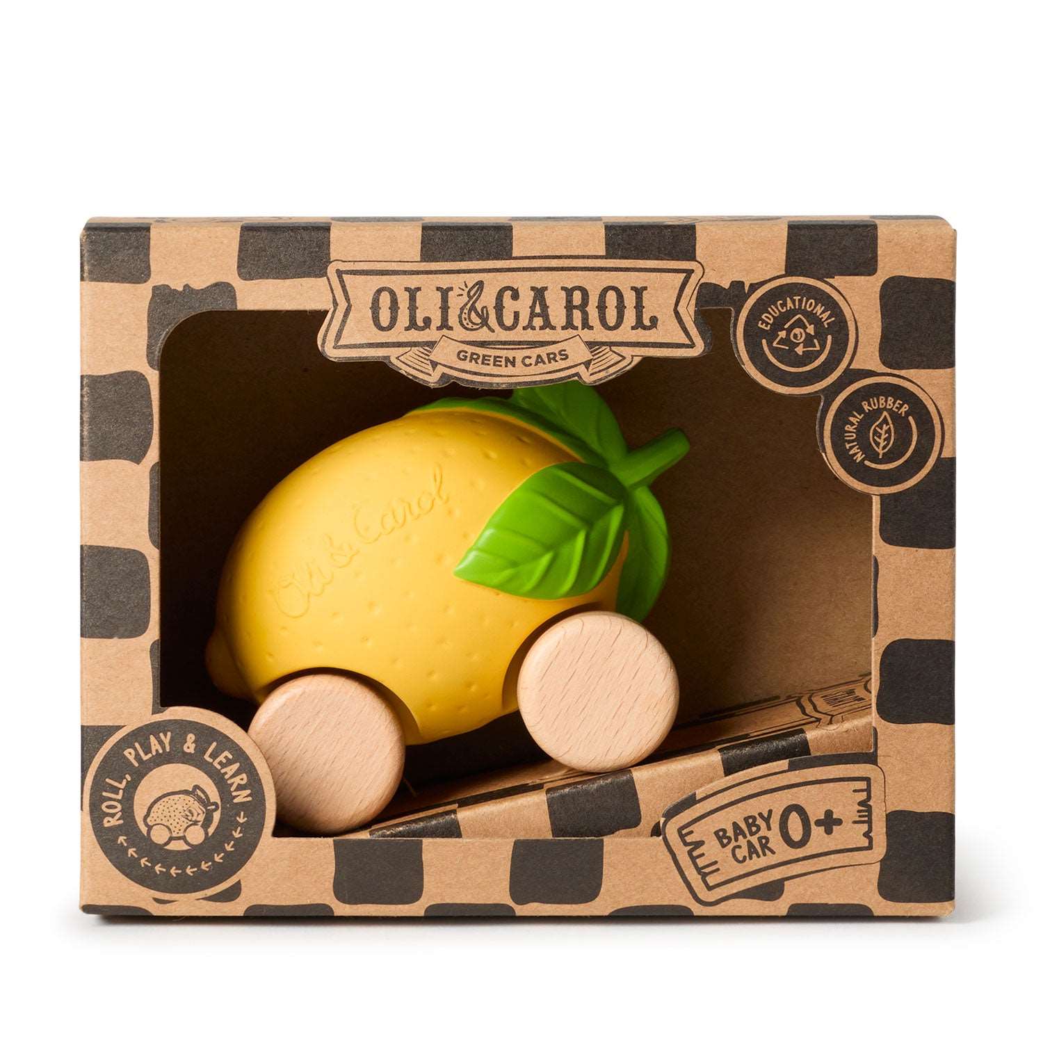 Lou The Lemon Baby Car Toy - Oli&Carol