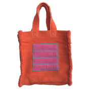 Fabric Handbag Orange Cell - Oli&Carol