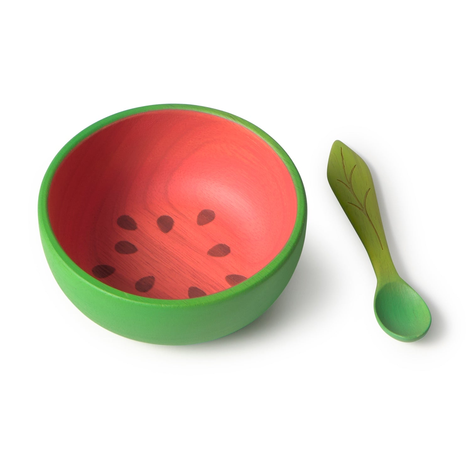 Wally The Watermelon Bowl & Spoon Set - Oli&Carol