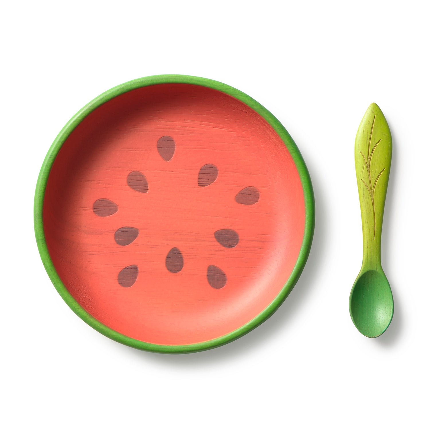 Wally The Watermelon Plate & Spoon Set - Oli&Carol